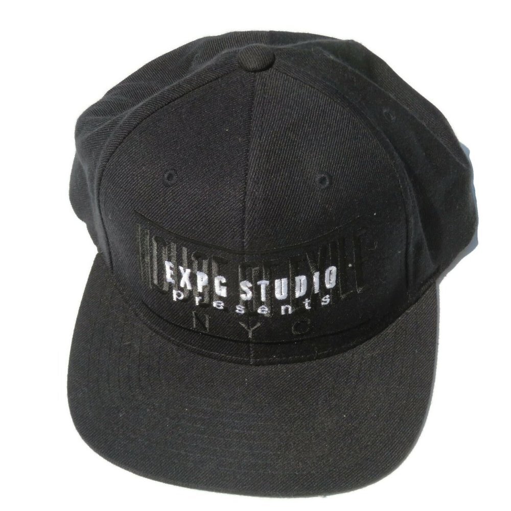 EXPG Studio Presents Yupoong Classic Hat Black Snapback‎ Wool Blend Black